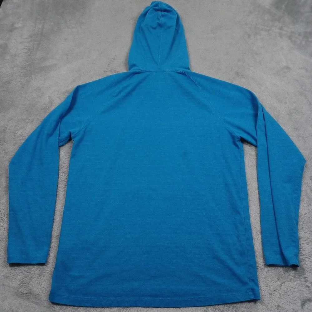 North Face Sweater Mens Medium Blue Hoodie Pullover‎ Outdoor Casual